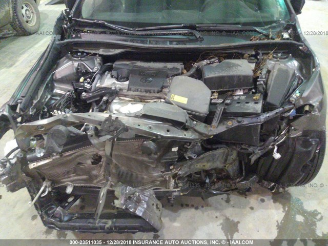 4T1BF1FK1FU903664 - 2015 TOYOTA CAMRY LE/XLE/SE/XSE GRAY photo 10