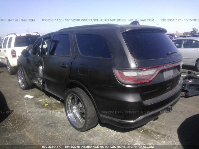 1C4RDHAG7FC781659 - 2015 DODGE DURANGO SXT BLACK photo 3