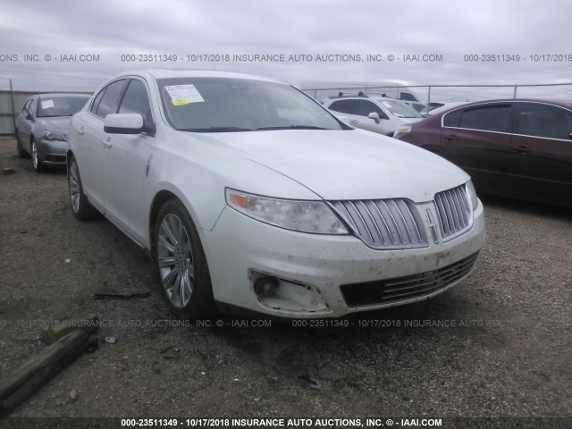 1LNHL9DR1AG605334 - 2010 LINCOLN MKS WHITE photo 6