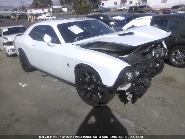 2C3CDZFJ7FH767620 - 2015 DODGE CHALLENGER R/T SCAT PACK WHITE photo 1