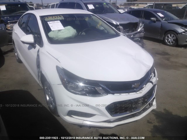 1G1BC5SM8H7118645 - 2017 CHEVROLET CRUZE LS WHITE photo 1