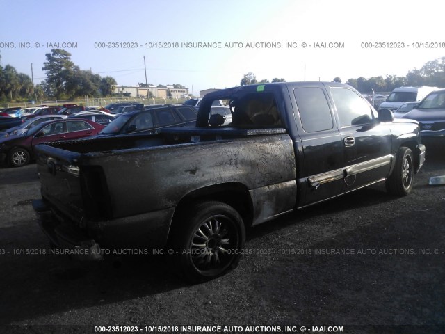 1GCEC19X25Z214848 - 2005 CHEVROLET SILVERADO C1500 BLACK photo 4