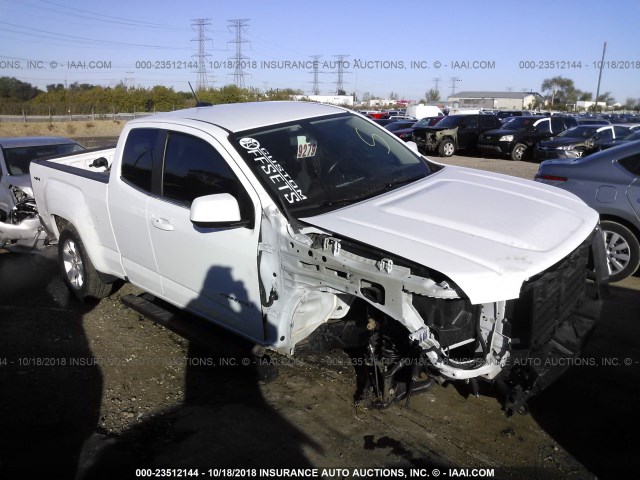 1GTH6CEA4H1259259 - 2017 GMC CANYON SLE WHITE photo 1