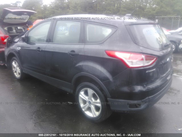 1FMCU0F79FUA97346 - 2015 FORD ESCAPE S BLACK photo 3