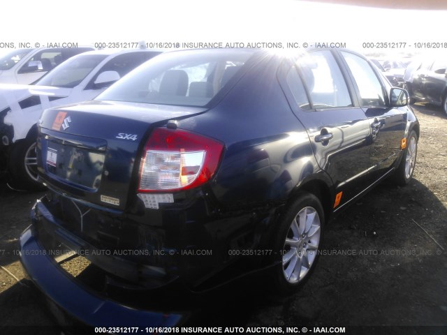 JS2YC5A23B6301648 - 2011 SUZUKI SX4 LE BLUE photo 4