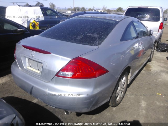 1HGCM723X6A011934 - 2006 HONDA ACCORD LX SILVER photo 4