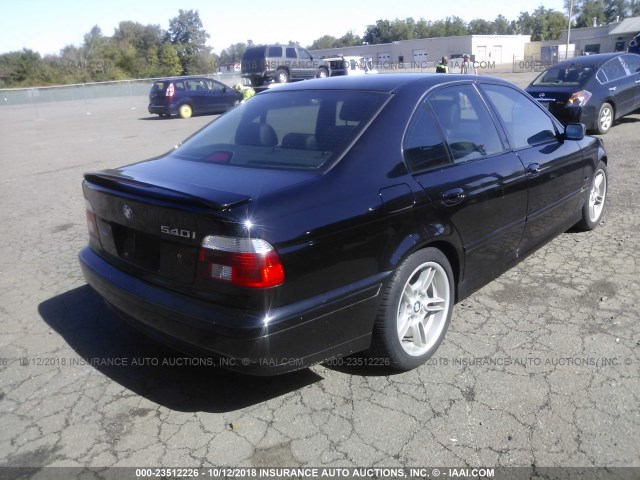 WBADN53421GC97277 - 2001 BMW 540 I BLACK photo 4