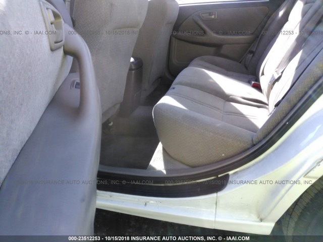4T1BF28K5YU934003 - 2000 TOYOTA CAMRY LE/XLE Ақ фото 8