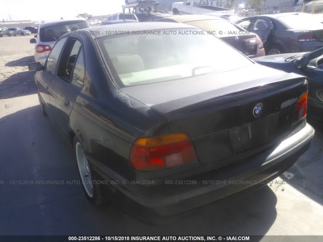 WBADD6323WBW48741 - 1998 BMW 528 I AUTOMATIC BLACK photo 3