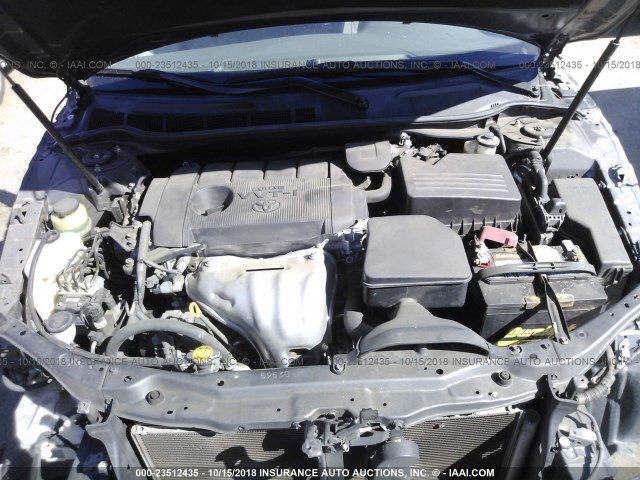 4T4BF3EK4BR121484 - 2011 TOYOTA CAMRY SE/LE/XLE 灰色 照片 10