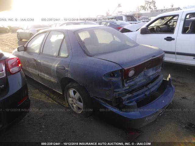 1G1JF52F647229208 - 2004 CHEVROLET CAVALIER LS BLUE photo 3