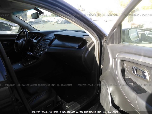 1FAHP2EW6CG127442 - 2012 FORD TAURUS SEL BLACK photo 5