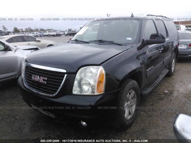 1GKS2KE75DR211656 - 2013 GMC YUKON XL K1500 SLT BLACK photo 2