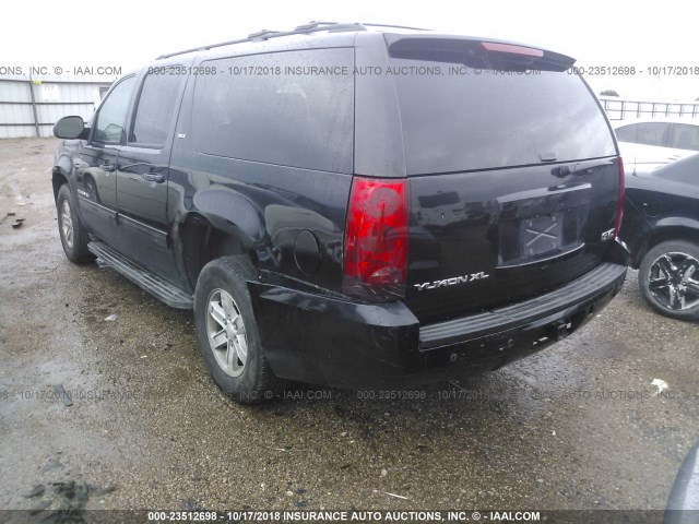 1GKS2KE75DR211656 - 2013 GMC YUKON XL K1500 SLT BLACK photo 3