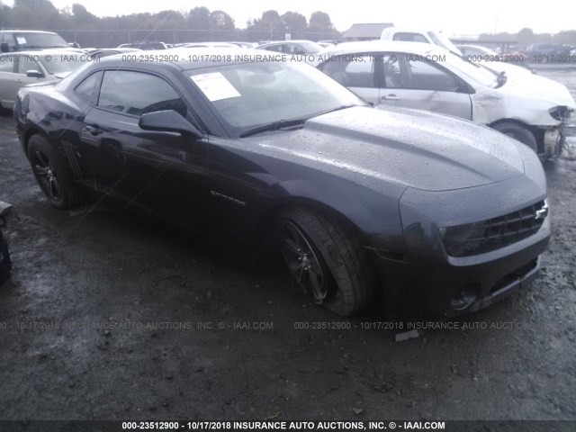 2G1FE1E35D9149822 - 2013 CHEVROLET CAMARO LS BLACK photo 1