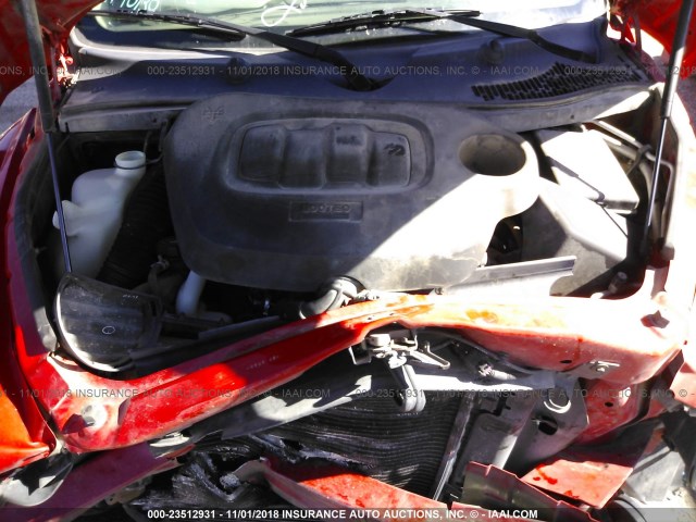 3GNCA13B49S603754 - 2009 CHEVROLET HHR LS Rojo foto 10