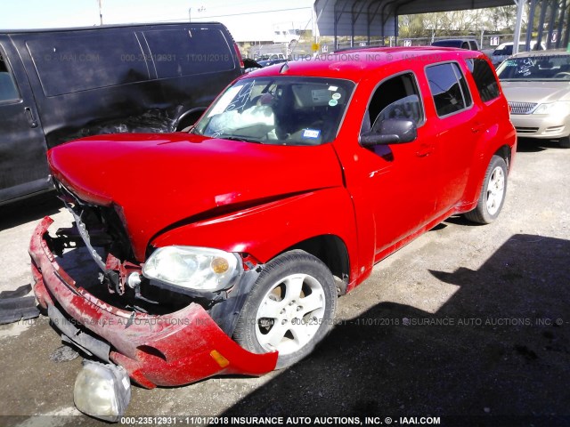 3GNCA13B49S603754 - 2009 CHEVROLET HHR LS Rojo foto 2