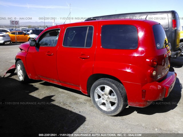 3GNCA13B49S603754 - 2009 CHEVROLET HHR LS Rojo foto 3