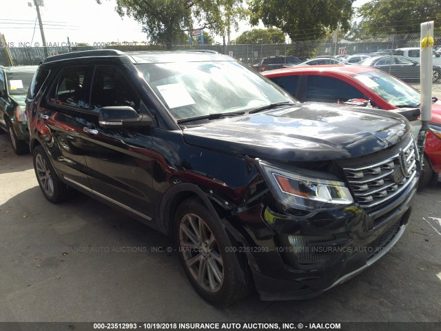 1FM5K7F85GGA71147 - 2016 FORD EXPLORER LIMITED BLACK photo 1