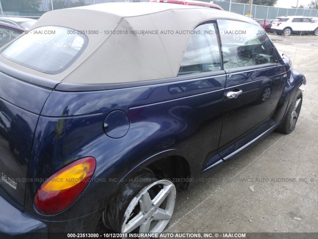 3C3AY75S25T522563 - 2005 CHRYSLER PT CRUISER GT BLUE photo 4