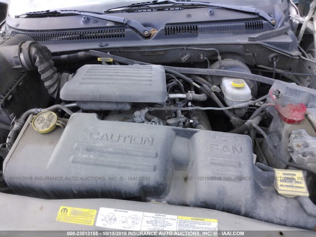 1D4HS38N23F579687 - 2003 DODGE DURANGO SPORT SILVER photo 10