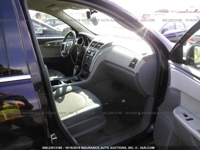 1GNLVGED3AS142617 - 2010 CHEVROLET TRAVERSE LT PURPLE photo 5