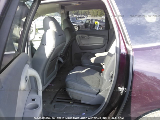 1GNLVGED3AS142617 - 2010 CHEVROLET TRAVERSE LT PURPLE photo 8