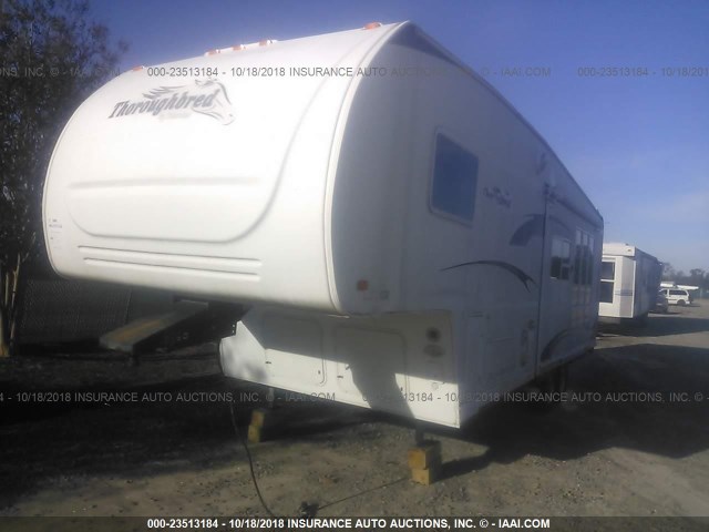 4X4FTHE288N010360 - 2008 THOROUGHBRED 5TH WHEEL  WHITE photo 1