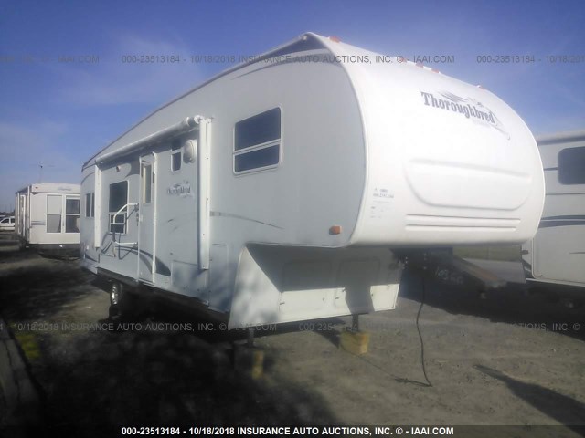 4X4FTHE288N010360 - 2008 THOROUGHBRED 5TH WHEEL  WHITE photo 2