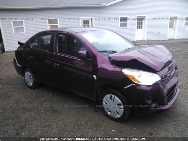 ML32F3FJ6HHF05603 - 2017 MITSUBISHI MIRAGE G4 ES მუქწითელი ფოტო 1