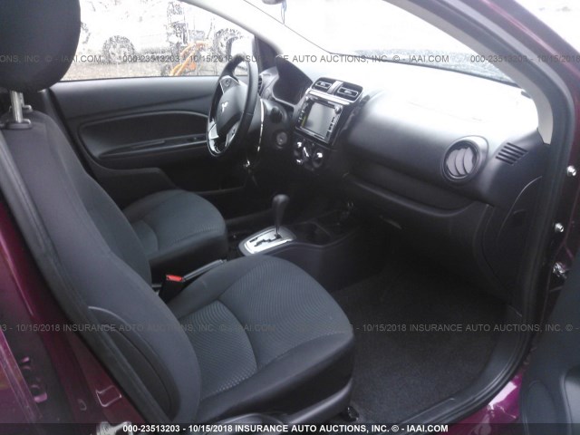 ML32F3FJ6HHF05603 - 2017 MITSUBISHI MIRAGE G4 ES მუქწითელი ფოტო 5
