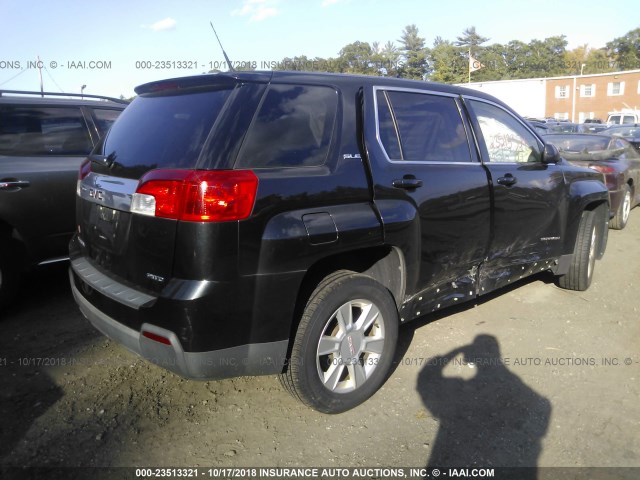 2GKFLREK9C6219572 - 2012 GMC TERRAIN SLE BLACK photo 4