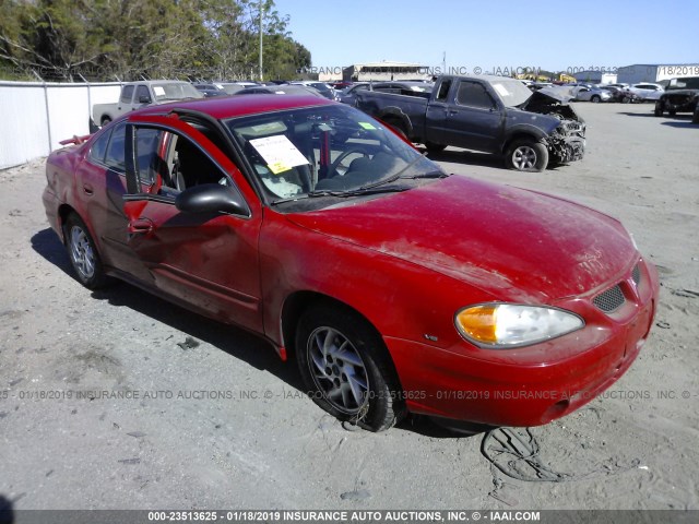 1G2NF52E14M689169 - 2004 PONTIAC GRAND AM SE1 RED photo 1