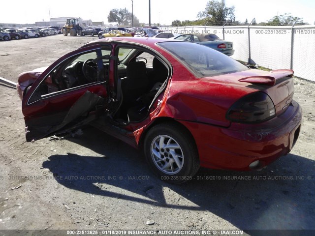 1G2NF52E14M689169 - 2004 PONTIAC GRAND AM SE1 RED photo 3