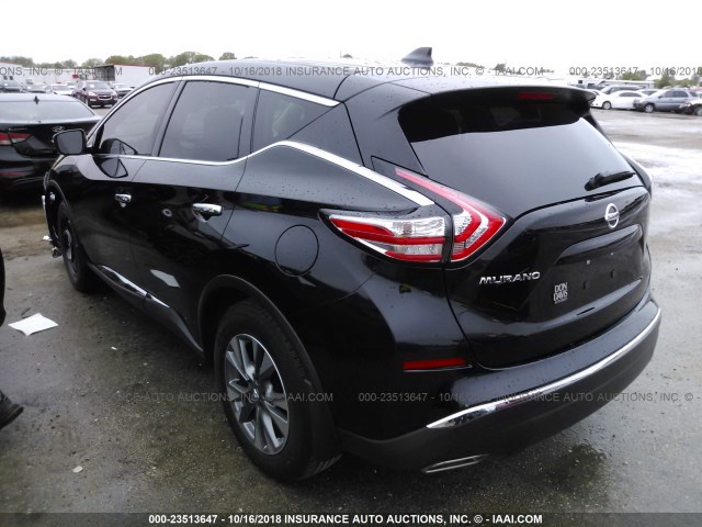 5N1AZ2MG8JN131237 - 2018 NISSAN MURANO S/SL/SV/PLATINUM BLACK photo 3