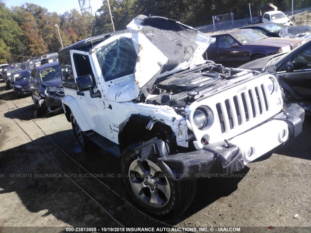 1C4AJWBGXGL111145 - 2016 JEEP WRANGLER SAHARA WHITE photo 1