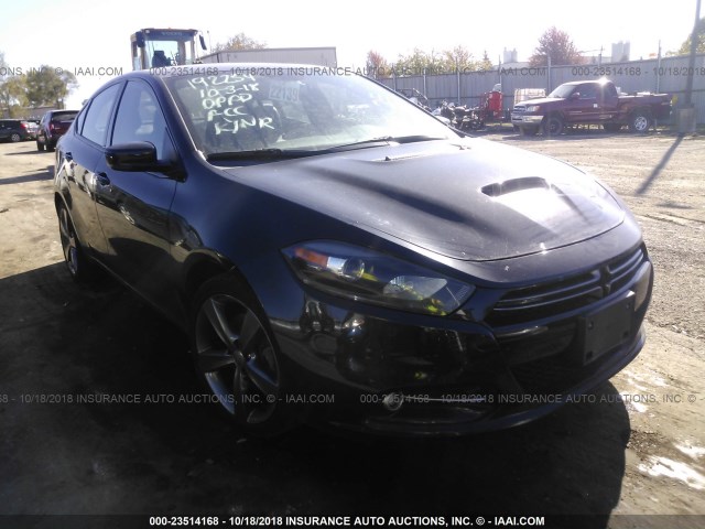 1C3CDFEB1GD624752 - 2016 DODGE DART GT BLACK photo 1