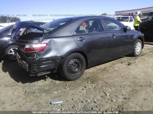 4T1BE46K29U888228 - 2009 TOYOTA CAMRY SE/LE/XLE GRAY photo 4