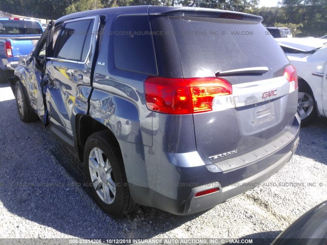 2GKALMEKXD6160563 - 2013 GMC TERRAIN SLE GRAY photo 3