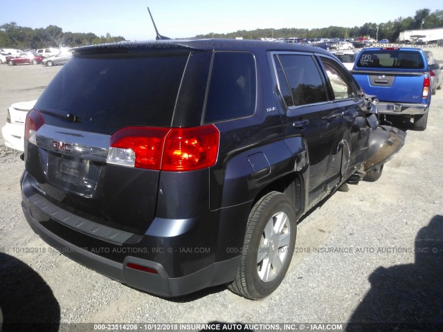 2GKALMEKXD6160563 - 2013 GMC TERRAIN SLE GRAY photo 4