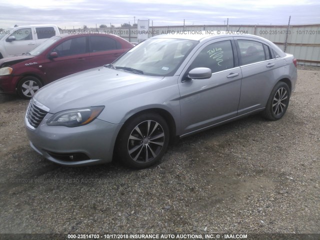 1C3CCBBG2EN178372 - 2014 CHRYSLER 200 TOURING SILVER photo 2