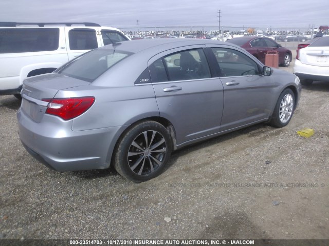 1C3CCBBG2EN178372 - 2014 CHRYSLER 200 TOURING SILVER photo 4