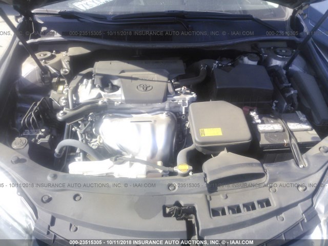 4T1BF1FK8FU938380 - 2015 TOYOTA CAMRY LE/XLE/SE/XSE GRAY photo 10