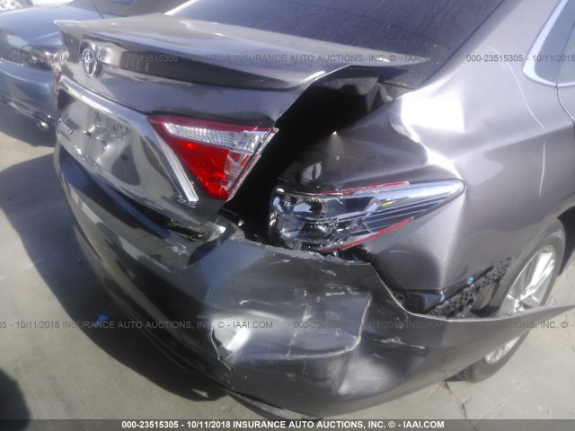 4T1BF1FK8FU938380 - 2015 TOYOTA CAMRY LE/XLE/SE/XSE GRAY photo 6