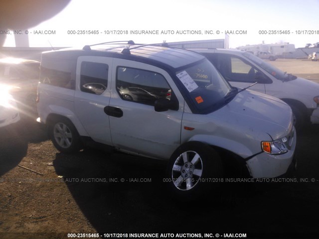 5J6YH2H77AL005487 - 2010 HONDA ELEMENT EX WHITE photo 1