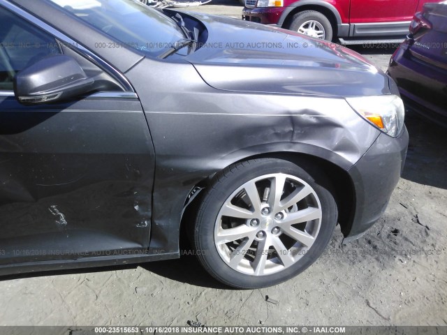 1G11H5SA0DF328112 - 2013 CHEVROLET MALIBU LTZ GRAY photo 6