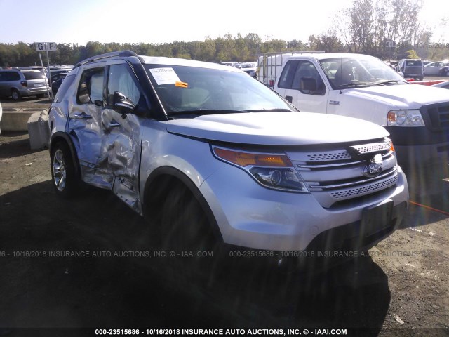 1FM5K8D89EGB89207 - 2014 FORD EXPLORER XLT SILVER photo 1