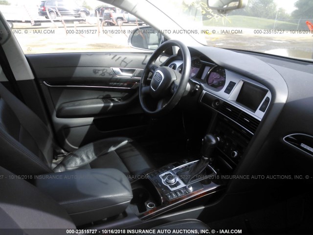 WAUWG74F99N051927 - 2009 AUDI A6 QUATTRO BLACK photo 5