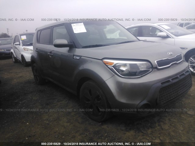 KNDJN2A21G7284306 - 2016 KIA SOUL GRAY photo 1