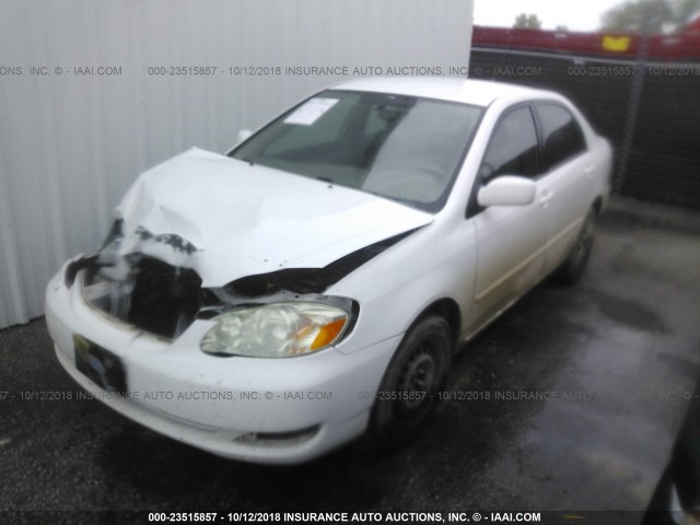 1NXBR32E17Z844619 - 2007 TOYOTA COROLLA CE/LE/S WHITE photo 2